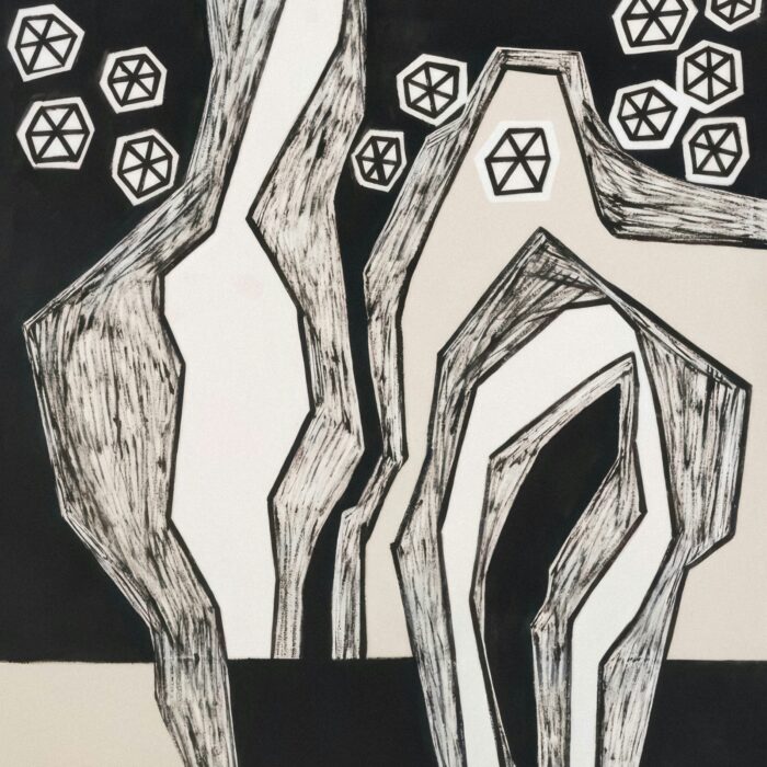 Geometric Landscapes: Monochrome Rhythms