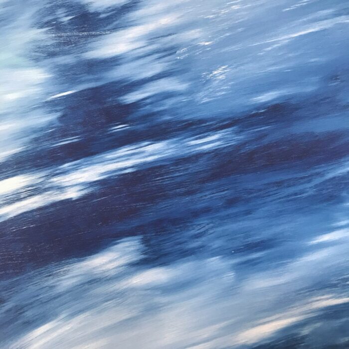 Midnight Currents: An Abstract Ocean